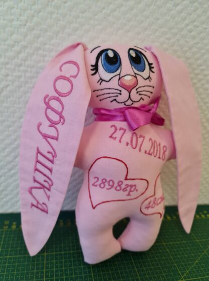 Textile teddy bunny with metric buy in Tallinn